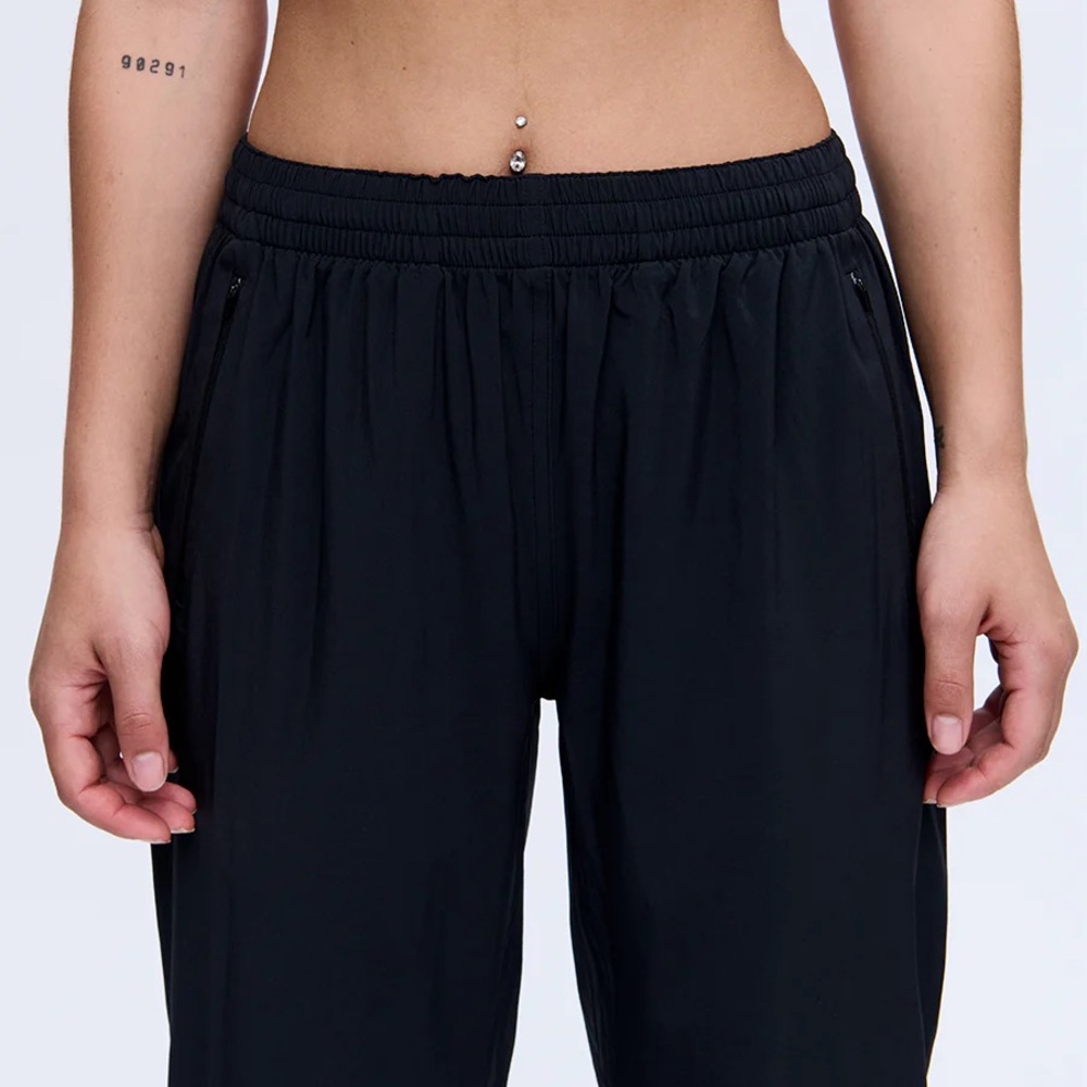 Outdoor Voices Zephyr 26” inseam Black Athletic Track Pants - Picture 2 of 6